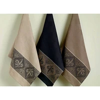 DII® Fleur De Lis Jacquard Dishtowel Set