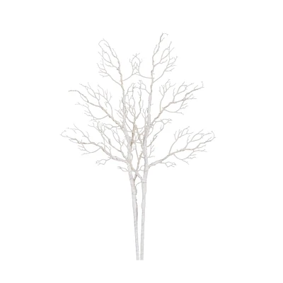 3ft. Artificial White Birch Warm White LED Pre-Lit Branches, 2ct.