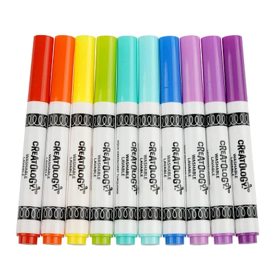 12 Packs: 10 ct. (120 total) Brights Broad Line Washable Markers by Creatology™