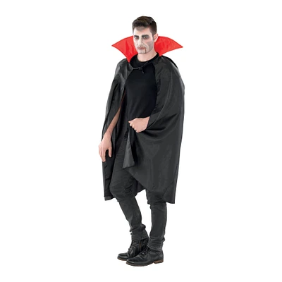 Black & Red Vampire Cape Child Costume