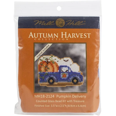 Mill Hill® Autumn Harvest Pumpkin Delivery Counted Cross Stitch Kit