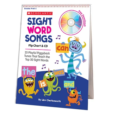 Scholastic® Sight Word Songs Flip Chart & CD