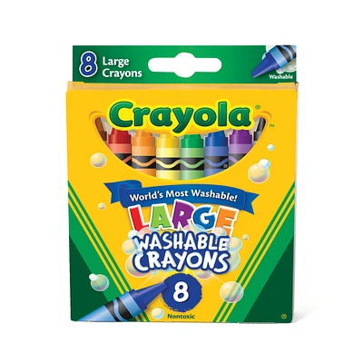Crayola® Large Washable™ 8 Color Crayon Set