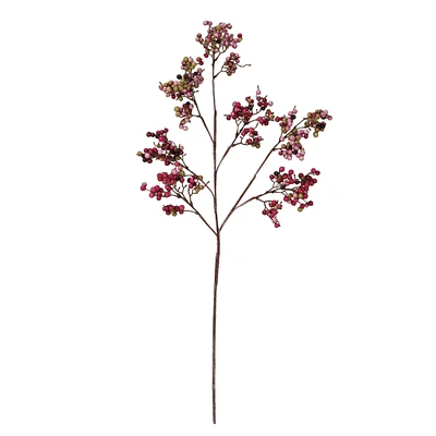 Hello Honey® 38.25" Burgundy Faux Berry Stem