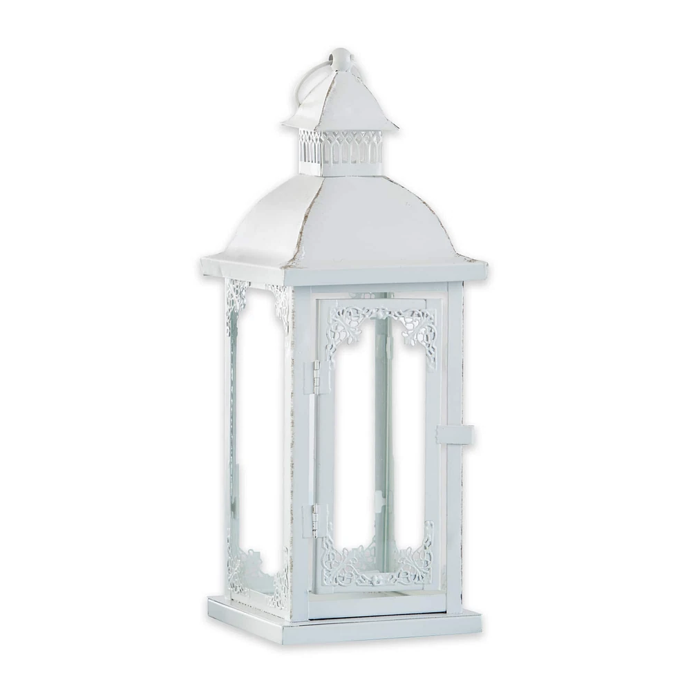 Kate Aspen® Medium Antique White Decorative Lantern