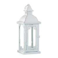 Kate Aspen® Medium Antique White Decorative Lantern