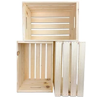 Wilson® Enterprises 18" x 10" Pine Handle Crates, 6ct.