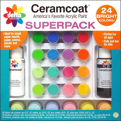 Delta Ceramcoat® Bright Paint Super Pack
