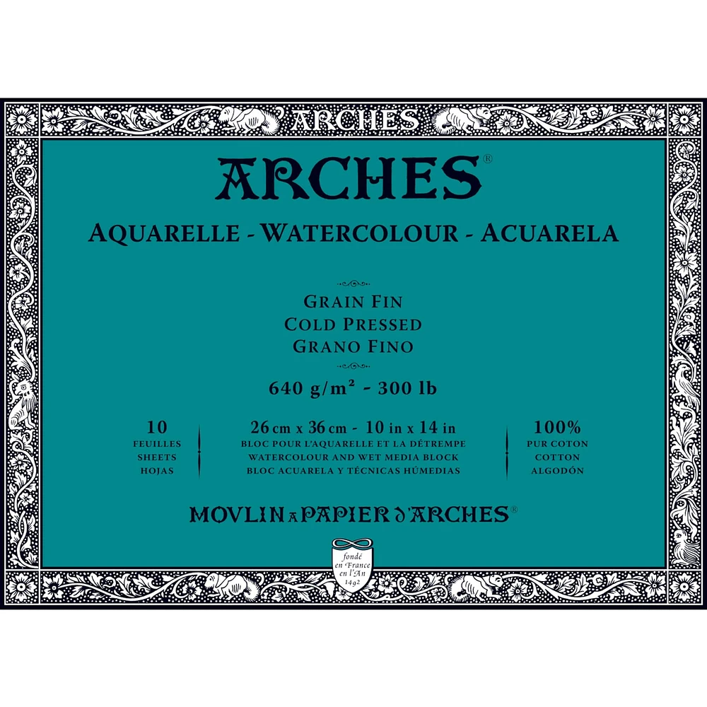 Arches® Cold Pressed Watercolor Block