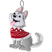 Bucilla® Dogs in Ugly Sweaters Felt Ornaments Applique Kit