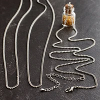 Rhodium Cuban Curb Chain Necklaces By Bead Landing™