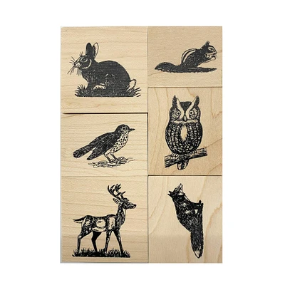 Woodland Animals Wood Stamp Set by Recollections™
