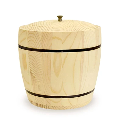 Multicraft 6" Wood Cask with Lid