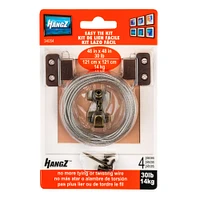 HangZ™ 30lb. Easy Tie 2 Hole D Ring Kit 