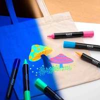 Fluorescent Fabric Paint Marker Set by Make Market®