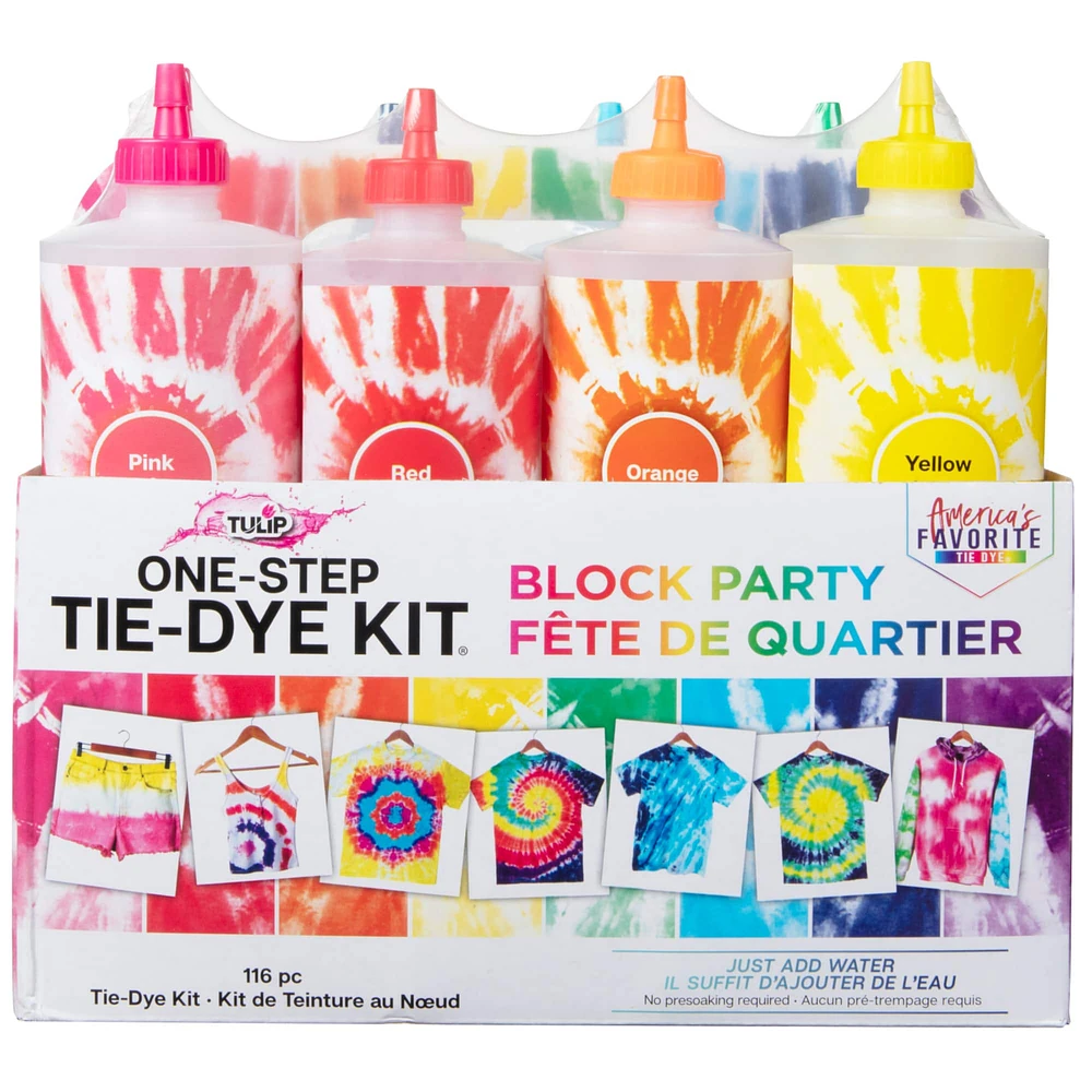 Tulip® Block Party One-Step Tie-Dye Kit