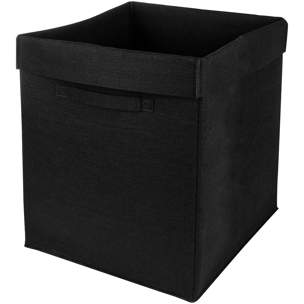 Sammy & Lou® Black Felt Bin Hamper