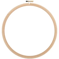 Frank A. Edmunds Natural Wood Embroidery Hoop with Round Edge