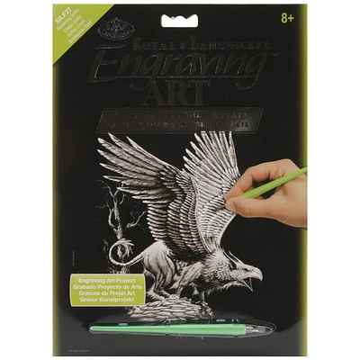 Royal & Langnickel® Engraving Art™ Screaming Griffin Silver Foil Kit