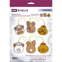 RIOLIS Easter Bunny And Friends Cross Stitch Kit