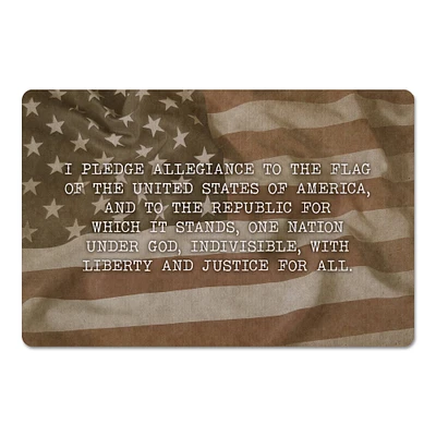 Pledge of Allegiance Floor Mat