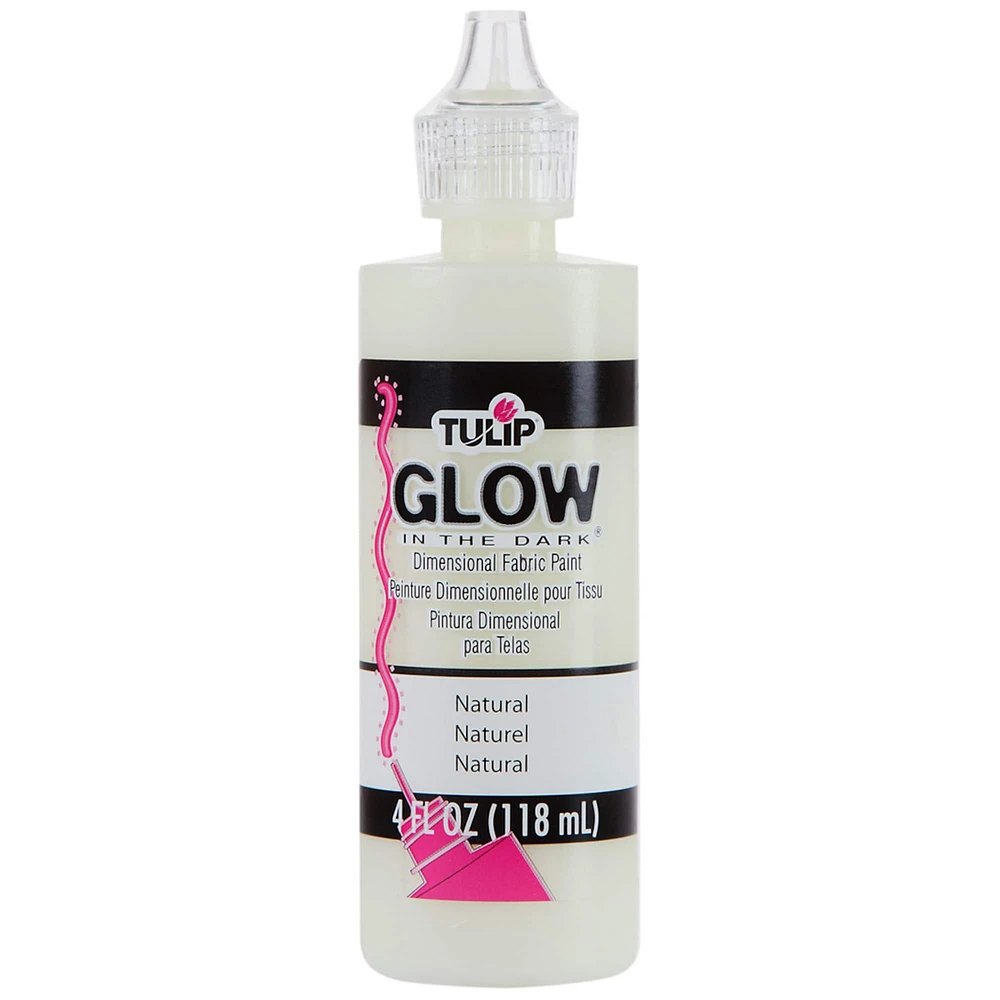 Tulip® Glow In The Dark® Natural Dimensional Fabric Paint