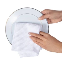 Craft Express White Waffle Towels, 2ct.