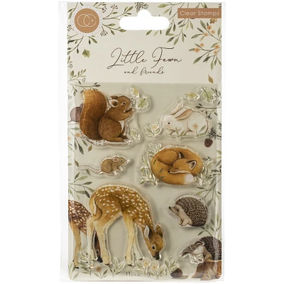 Craft Consortium Little Fawn & Friends Little Fawn A5 Clear Stamps
