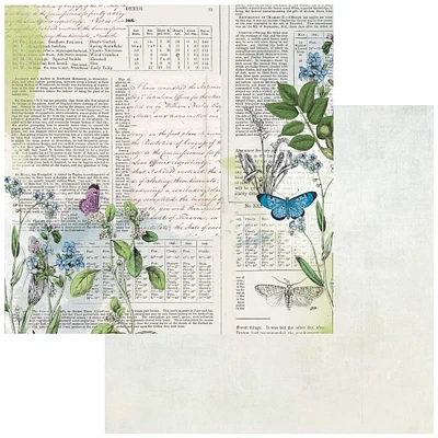 49 and Market Curators Botanical Collection Records 12" x 12" Double-Sided Cardstock, 20 Sheets