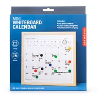 Kikkerland Mini Monthly Magnetic Dry Erase Calendar Set