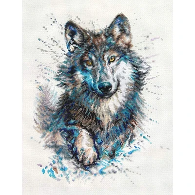 RTO Snow Spashes Wolf Cross Stitch Kit