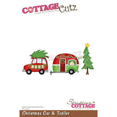 CottageCutz® Christmas Car & Trailer Die