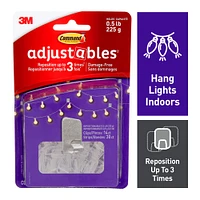 Command™ Adjustables™ Mini Light Clips, Clear