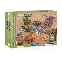 Guidecraft PowerClix® Natural Frames Magnetic Building Set