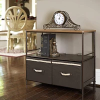 Household Essentials 2-Tier Storage Chest of Drawers