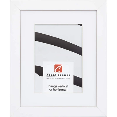 Craig Frames Essentials Satin White Picture Frame