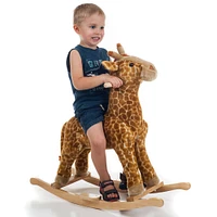 Toy Time Giraffe Plush Rocking Animal