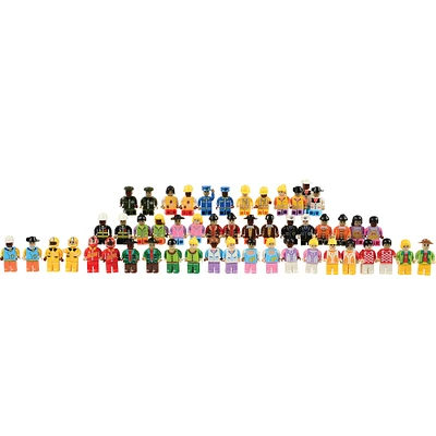 Cre8tive Minds® People for Standard Bricks, 50 Pieces