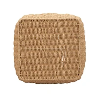 Household Essentials Paper Rope Basket with Handles