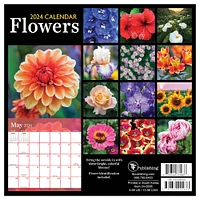 TF Publishing 2024 Flowers Mini Calendar
