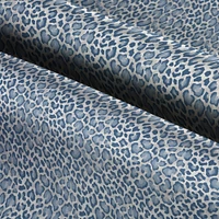 Springs Creative Modern Coastal Russo Raffia Chambray Blue Fabric