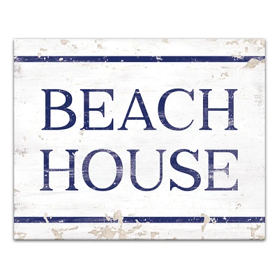 Beach House Canvas Wall Art