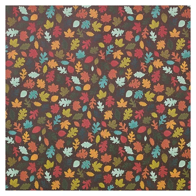 Multicolor Fall Leaves Cardstock Paper by Recollections™, 12" x 12"