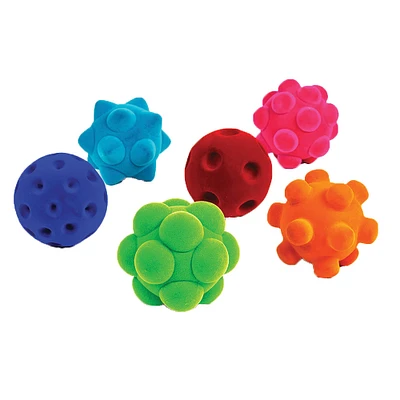 Rubbabu 3" Sensory Bouncy Ball Set