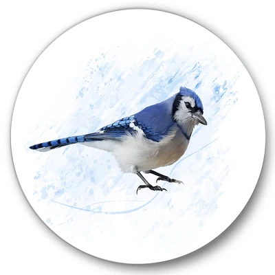 Designart - Vintage Blue Jay Bird