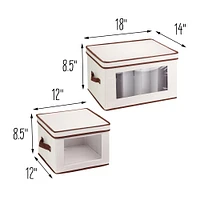 Honey Can Do Natural Window Storage Boxes, 2ct.