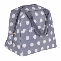 Steel Mill & Co.® Blue & White Dot Small Lunch Tote