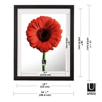 Umbra Black Document 16" x 13" Rectangular Frame