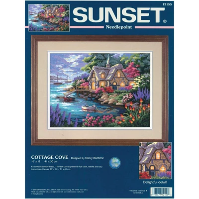 Dimensions® Cottage Cove Needlepoint Kit
