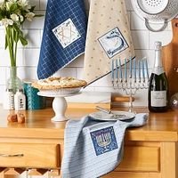 DII® Assorted Hanukkah Embellished Dishtowel Set